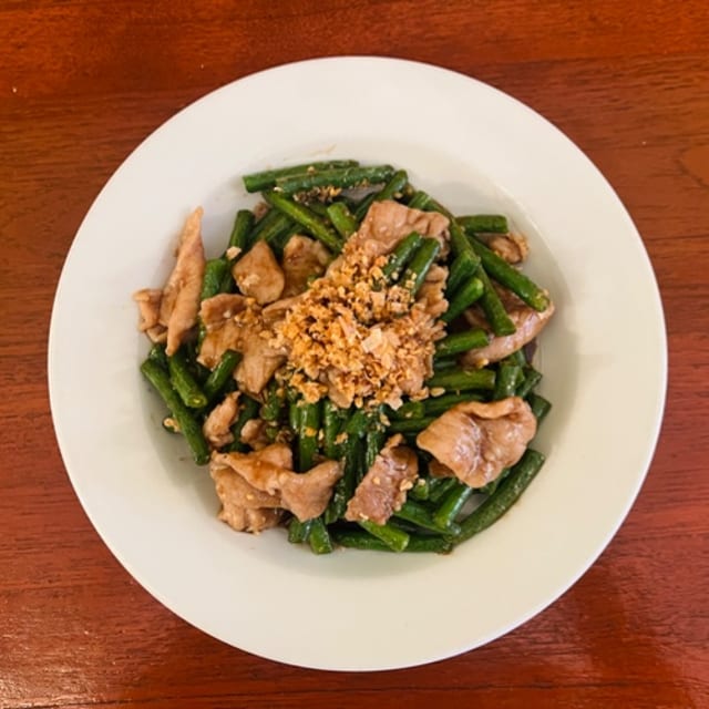 Green Beans Pepper Garlic.